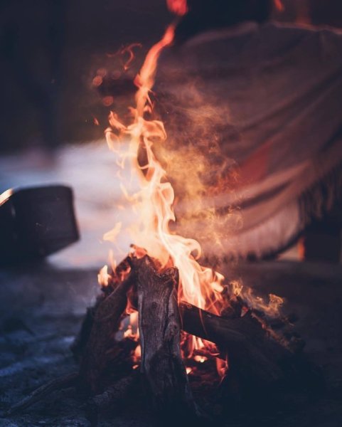 Огонь в руке Эстетика