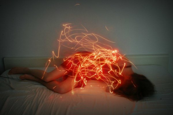 Человек горит Эстетика