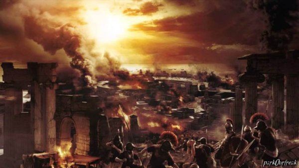 Нерон и горящий Рим