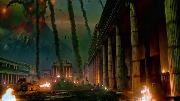 Извержение вулкана Везувий гибель Помпеи