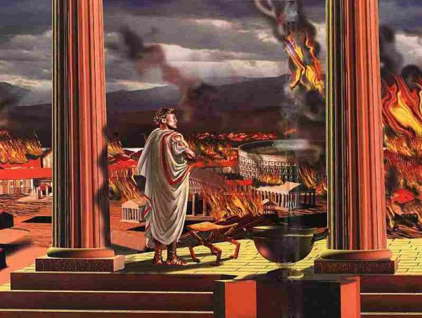 Нерон и горящий Рим