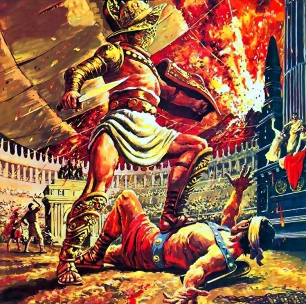 Рим Гладиаторы картины