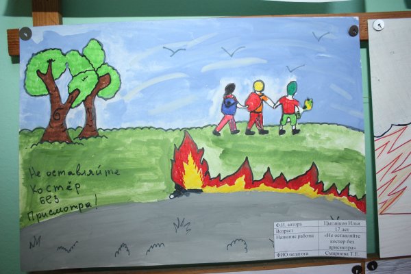 Рисунок на тему Останови огонь