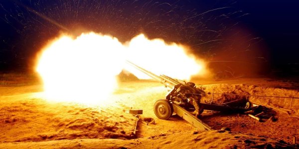 Артиллерия огонь