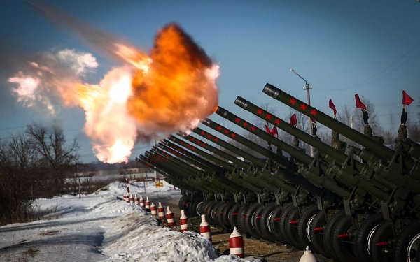 Салют из пушек