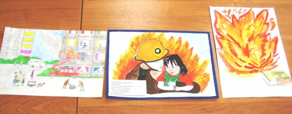 Рисование с детьми на тему Азбука пожарной безопасности