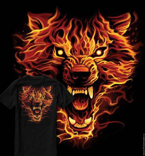 Пламенный волк