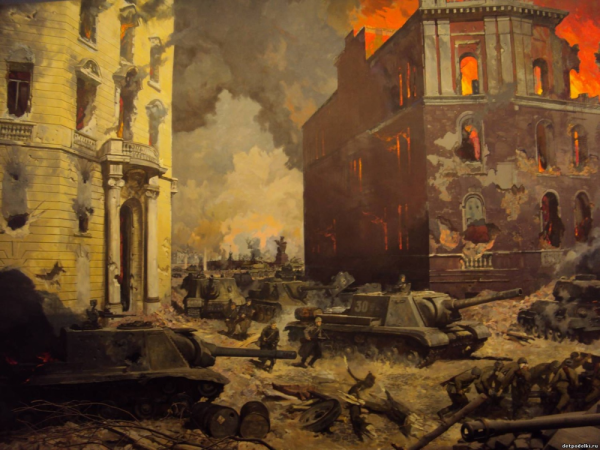 Диорама «штурм Берлина» художника в.м.Сибирского