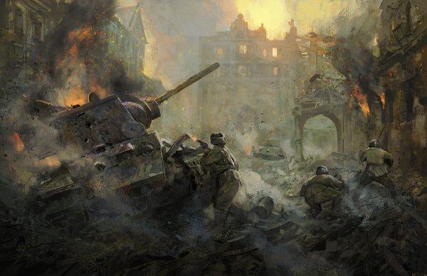 Ww2 арт Берлин