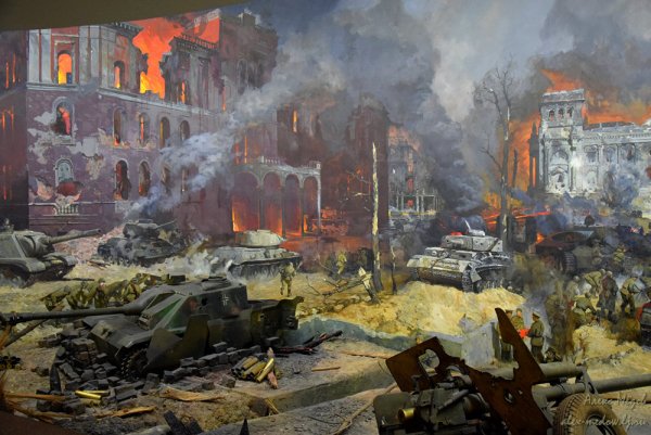 Иллюстрации художников битвы за Берлин 1945г