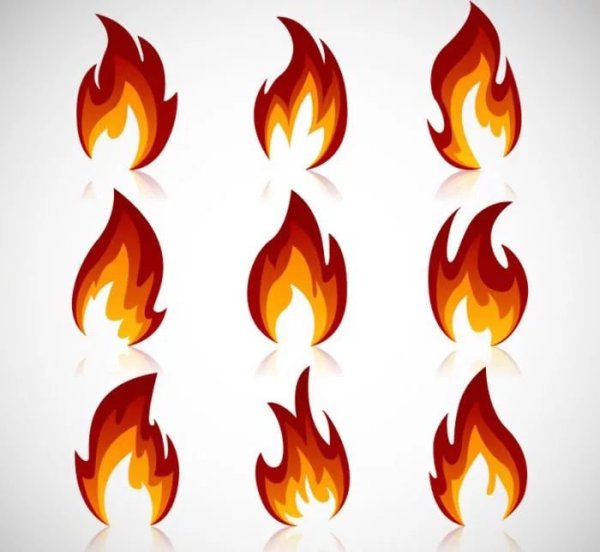 Язычки пламени