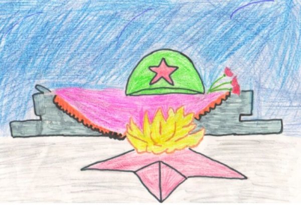 Рисунок на военную тематику