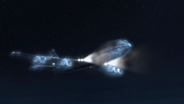 Огни Святого Эльма на самолете