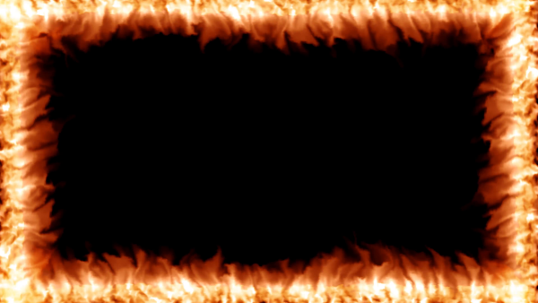 Рамка из пламени