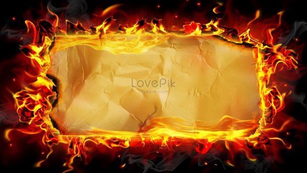 Рамочка огонь