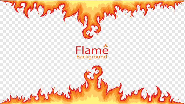 Рамка огонь вектор