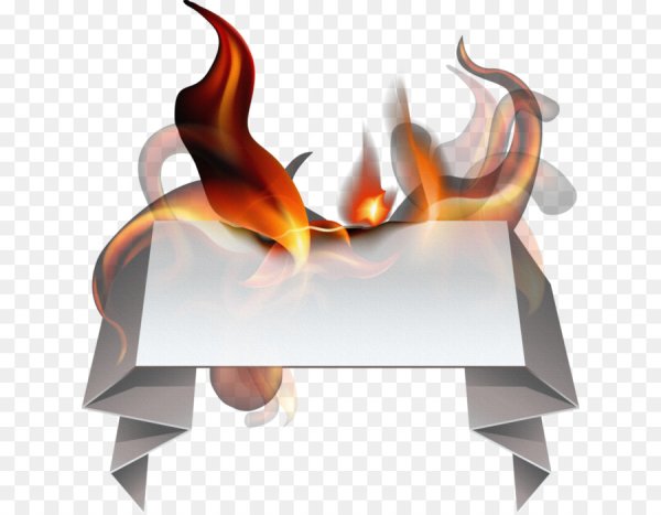 Надпись огонь