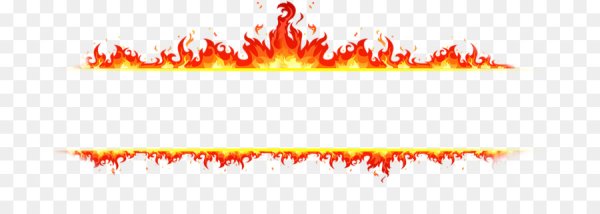Полоса огня на белом фоне