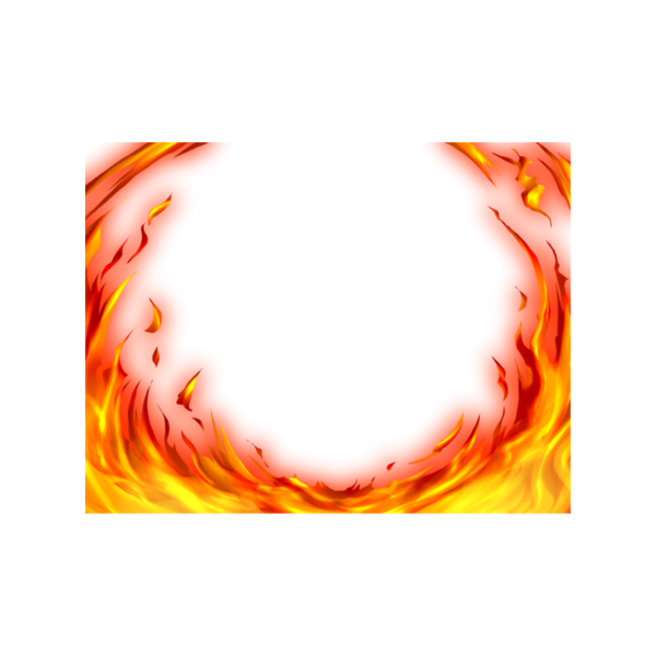 Рамка из огня для фотошопа