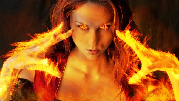 Огненный взгляд женщины