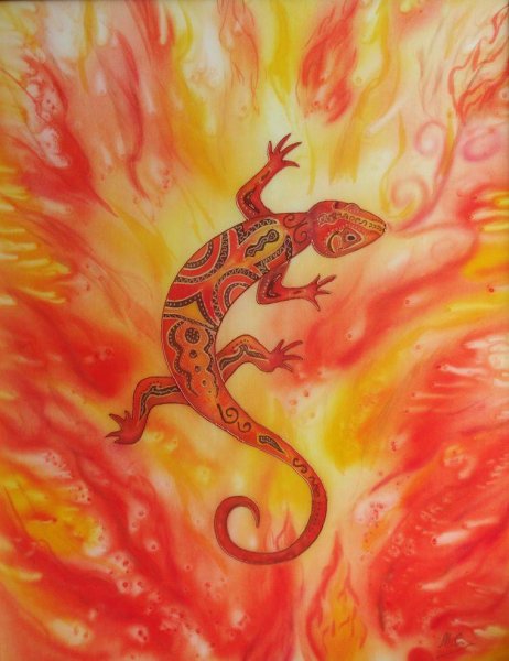 Саламандра — Огненная ящерица