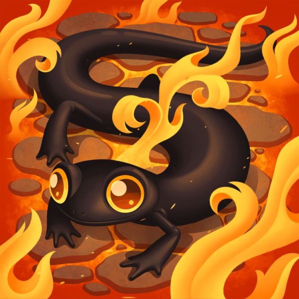 Огненная саламандра Гарри Поттер