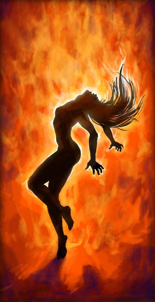 Фигура в огне