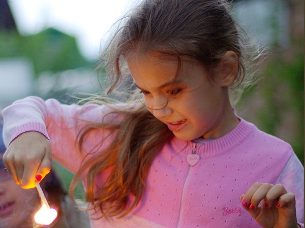 Шалости детей с огнем