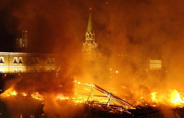 Москва горит