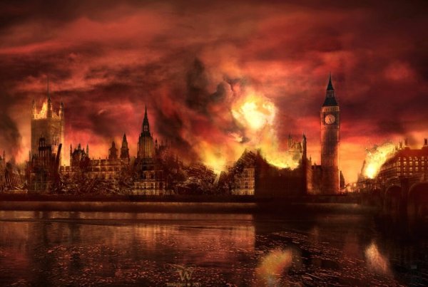 Город в огне