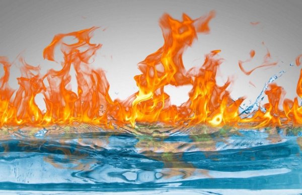 Две стихии огонь и вода