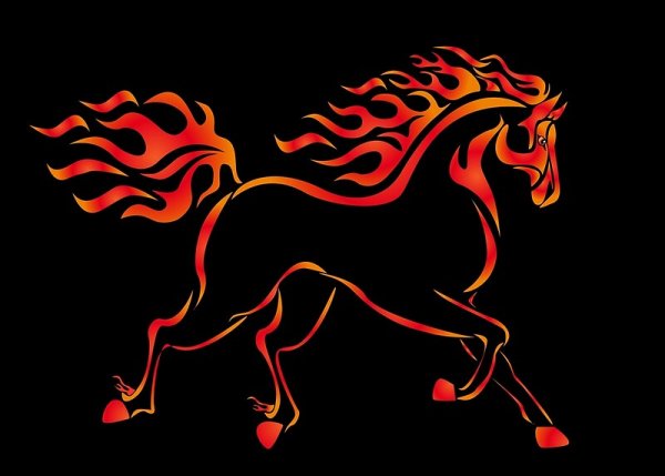 Конь огонь символ
