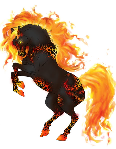 Конь с огненной гривой