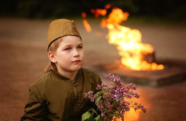 Вечный огонь для детей