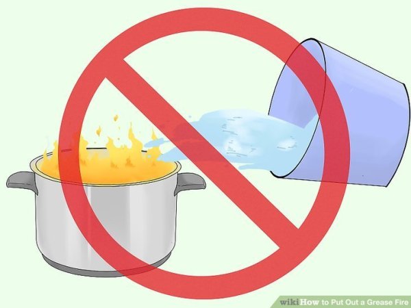 Не заливай водой горящие Электроприборы