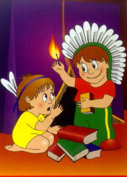 Ребенок со спичками