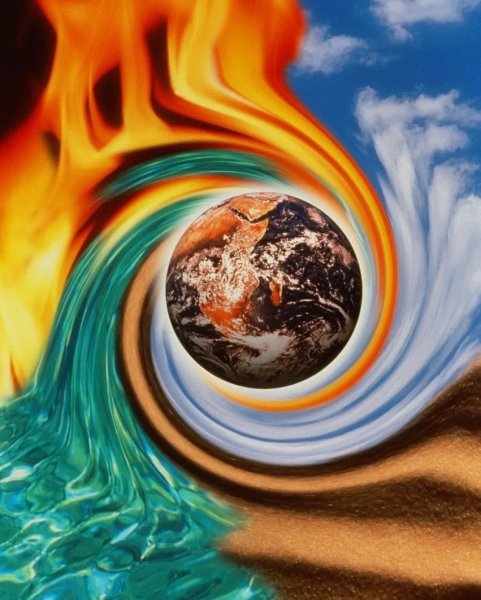 Стихии огонь вода воздух земля