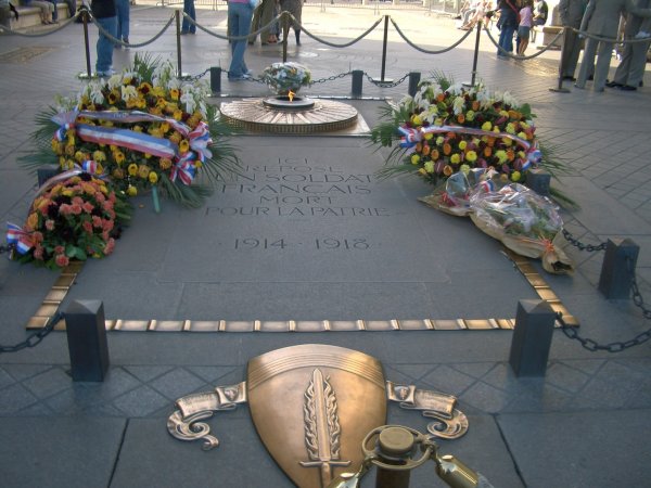 Могила неизвестного солдата Париж Франция