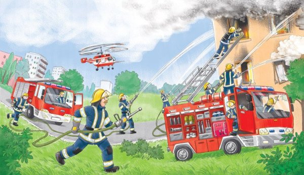 Для детей. Пожарные