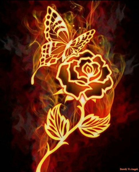 Пламенный цветок