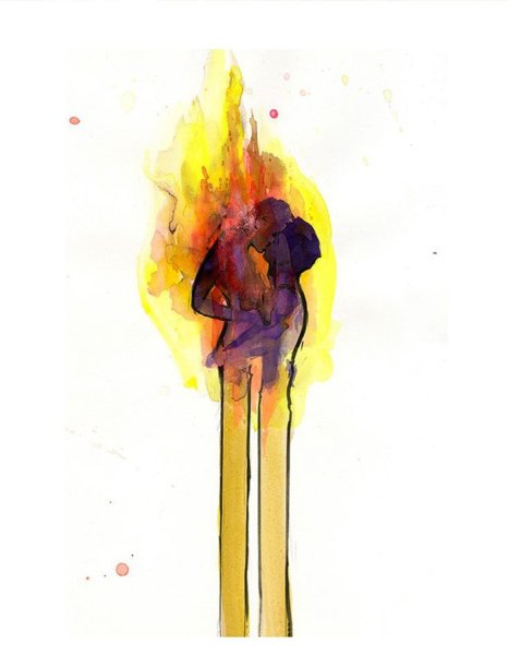 Сгоревшие спички