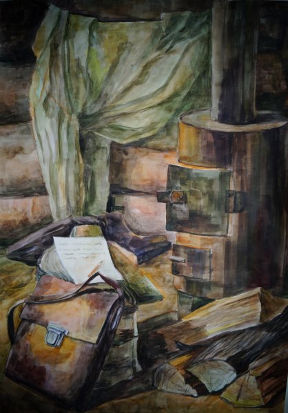 Печурка в землянке