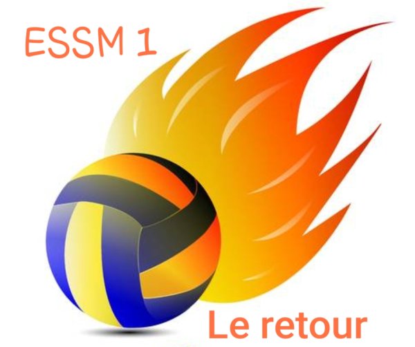 Волейбольный мяч в огне