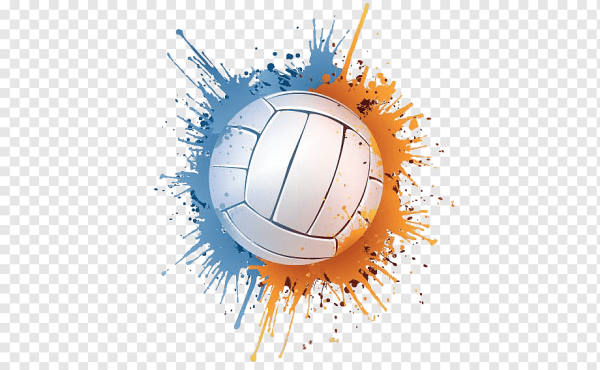 Волейбольный мяч абстракция