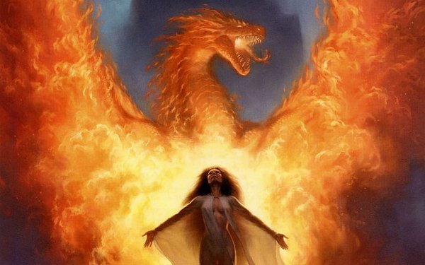 Стихия огня Огненный дракон