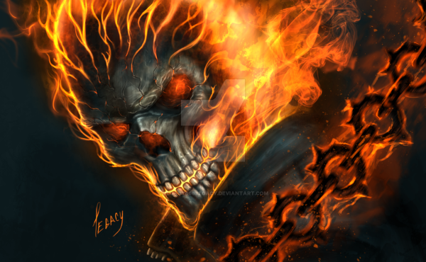 Череп призрачного гонщика