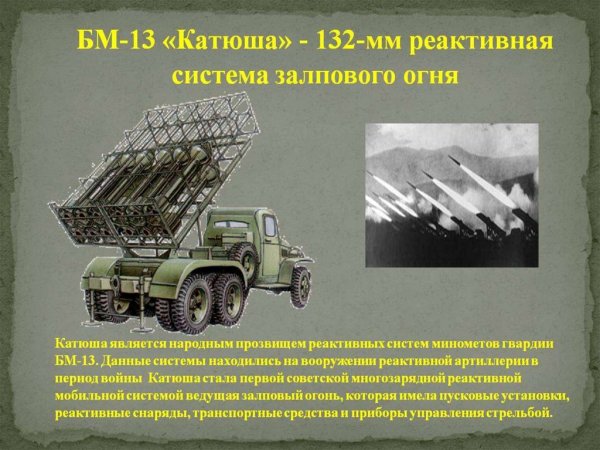 Система залпового огня Катюша