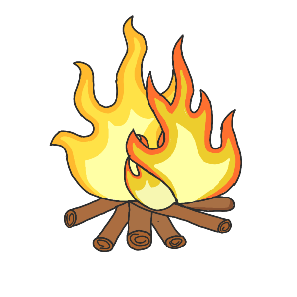 Огонь рисунок