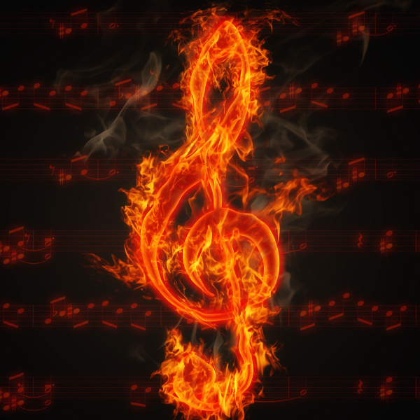 Огненный скрипичный ключ