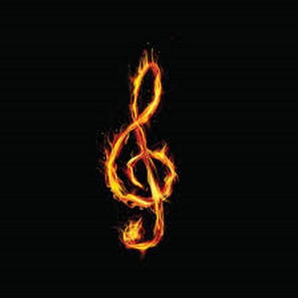 Горящий скрипичный ключ